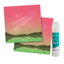 꼼꼬미 12 별자리 메모지 2p + 재접착풀, 게자리, 1세트