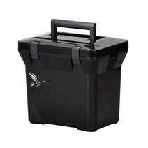 신와 비비드 아이스박스 + 스티커 세트, 블랙, 7L