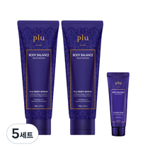플루 바디 밸런스 스크럽 180g x 2p + 50g, 5세트