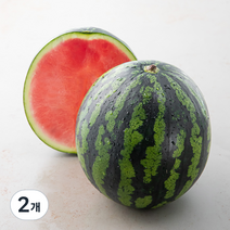한반도 당도선별 수박, 4kg 미만, 2개