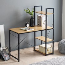 조은세상 H형 책상 1000, 블랙