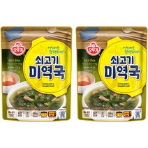 오뚜기 쇠고기 미역국, 500g, 2개