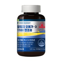 푸드버킷 알티지 오메가3 1100 엔초비, 180정, 1개