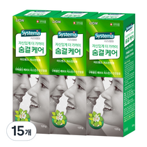 시스테마 숨결케어 치약, 120g, 15개
