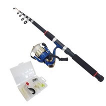 LSTFISHING 낚싯대 + 스피닝릴 + 부속품세트 Gs-30, 랜덤발송(스피닝릴), 혼합색상(낚싯대, 부속품)