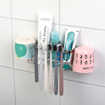 탐사 접착식 칫솔걸이, 1개