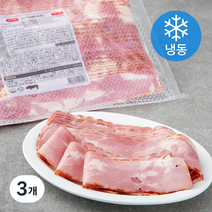 에쓰푸드 전지베이컨 1.9mm (냉동), 500g, 3개