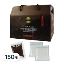 코나로드 콜롬비아 수프리모 드립백 커피 + 필터 50p, 10g, 150개, 150개