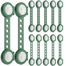 원더파파 아기 서랍 안전 잠금장치 곰돌이 다이얼 밴드형, 그린, 12개