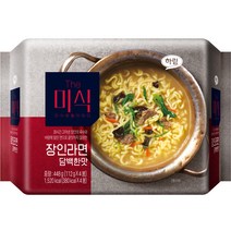 The미식 장인라면 담백한맛 112g, 4개
