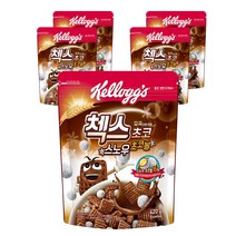 켈로그 첵스 초코 스노우 초코볼 시리얼, 420g, 5개