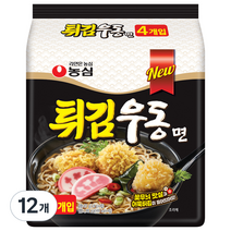 농심 튀김우동면 118g, 12개