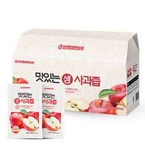 참앤들황토농원 맛있는 생 사과즙, 100ml, 30개