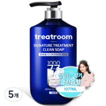 트리트룸 시그니처 대용량 트리트먼트 클린솝향, 1077ml, 5개