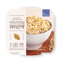 닥터키친 밥 귀리곤약, 160g, 3개