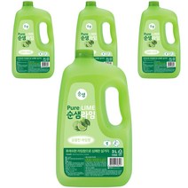 순샘 라임 주방세제, 3L, 4개