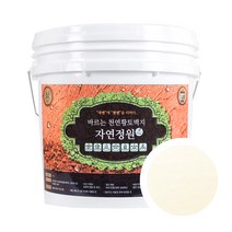 바른황토 바르는 천연황토벽지 자연정원 페인트 18L, 아이보리