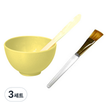 자연마을 팩도구 3종세트, 혼합 색상, 3세트