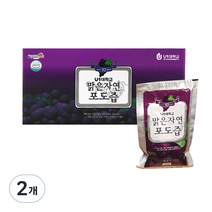 맑은자연 포도즙 20p, 2개, 2200ml