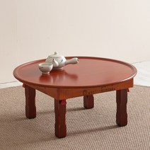 조은세상 남원 원형 밥상 R900, 대추색