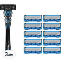 도루코 페이스7 2 프레쉬 면도기 본체 + 면도날 11p 세트, 면도기 + 면도날 11p, 3세트