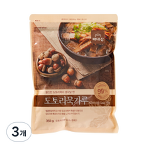배대감 도토리묵 가루, 350g, 3개