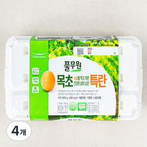 풀무원 무항생제 1등급 목초 특란 15구, 4개