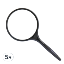 스탠다드리빙 손잡이 노안 독서 대형 10배율 확대경, 5개