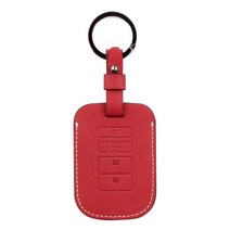 네임드 Origin 가죽 스마트키 케이스 K03 기아 더뉴쏘렌토 외 호환, 레드와인