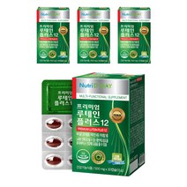 뉴트리디데이 프리미엄 루테인 플러스 12, 30캡슐, 4개