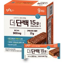 티에프티 더단백 크런치바 초코 9p, 360g, 1개