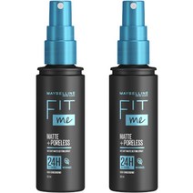 메이블린 핏 미 매트 포어리스 세팅 스프레이, 60ml, 2개