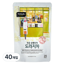 쌍계명차 목을 상쾌하게 도라지차, 1g, 40개입, 2개, 20개