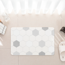 모던홀릭 규조토 발매트 단면프린팅, 헥사곤