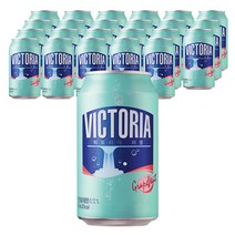 빅토리아 탄산음료 자몽, 350ml, 24개