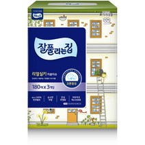 잘풀리는집 리얼 실키 미용티슈 2겹, 3개입, 1팩