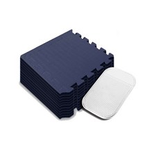 딩동펫 반려동물 퍼즐 매트 10p, 네이비