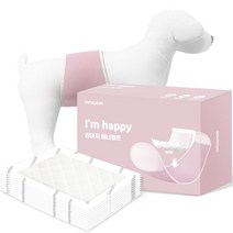 베베페페 강아지 아임해피 리필용 기저귀 10p + 매너벨트 핑크 세트, 1세트, 소형