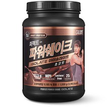 칼로바이 퍼펙트 파워쉐이크 아이솔레이트 유청 단백질 WPI 보충제 프로틴 파우더 초코맛, 1000g, 1개