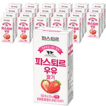 파스퇴르 딸기우유, 190ml, 24팩