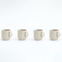 에라토 미니멀 머그 280ml, 크림, 4개