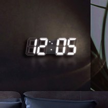 홈플래닛 미니 3D LED 벽시계