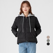 캐럿 여성용 디테쳐블 후디 MA-1 자켓
