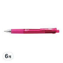 제브라 스라리 멀티펜 B4SA11 0.7mm, 퍼플, 6개
