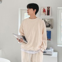 어나더디 남성용 소프트 플리스 상하의 세트