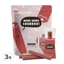 멍냥빌리지 강아지 멍멍츄러스 개껌 160g, 3개, 눈 앤 항산화