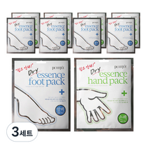 쁘띠페 드라이에센스 핸드 팩 5p + 풋 팩 5p, 3세트