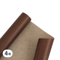 티나피크닉 선물포장지 땡땡이롤 10m, 자주색, 4개