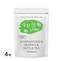우리가스토리 볶은 팥 가루, 500g, 4개