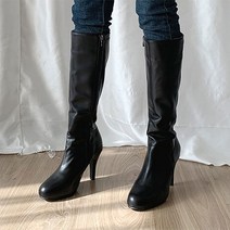 마마란 안감 퍼 스판 롱부츠